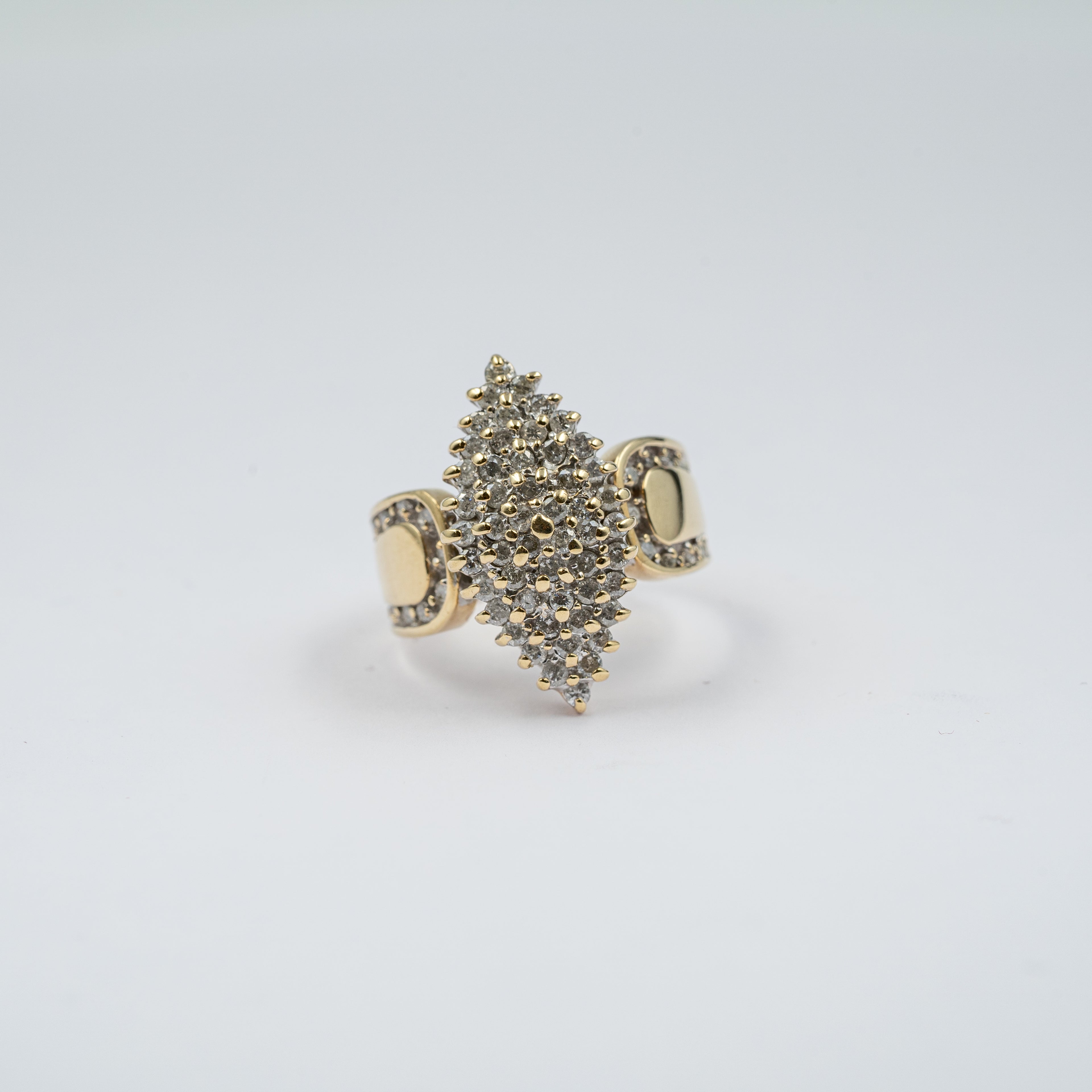 Marquis Cluster Cocktail Ring