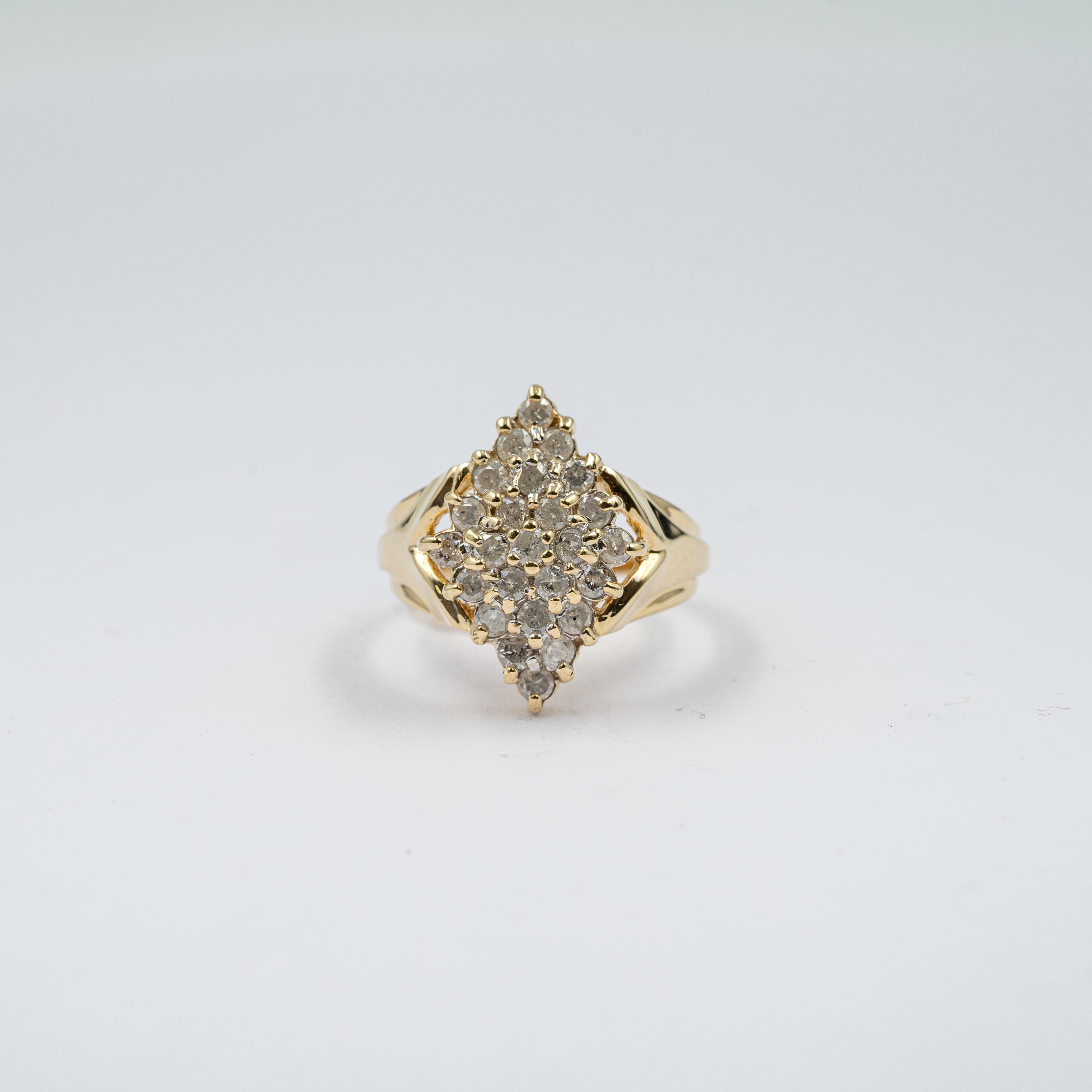 Vintage Marquis Cluster Ring